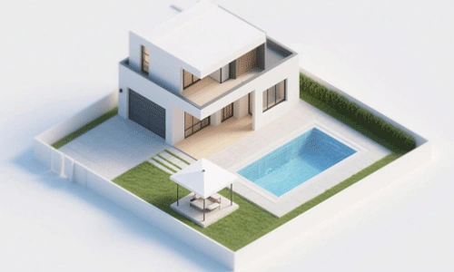 现代简约别墅3D设计